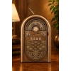 Raiseng R-1950BTL Ahşap Görünümlü Retro Radyo - Nostaljik Tasarım Bluetooth Hoparlör