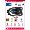 Seyu Q29 Kameralı Motosiklet Intercom Kulaklık Full HD 1080P Sürüş Kayıt Kamerası Kask Interkom Seti