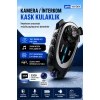 Seyu Q29 Kameralı Motosiklet Intercom Kulaklık Full HD 1080P Sürüş Kayıt Kamerası Kask Interkom Seti