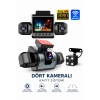 Sy 9720 4 Kameralı Full HD 1080P WiFi Araç İçi Kamera Seti