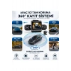 Sy 9720 4 Kameralı Full HD 1080P WiFi Araç İçi Kamera Seti
