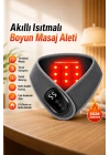 Auhma AMG41 Isı Teknolojili Boyun Masaj Aleti Terapi 5 Kademeli Termal Sıcak Kompres Kablosuz Masaj Cihazı