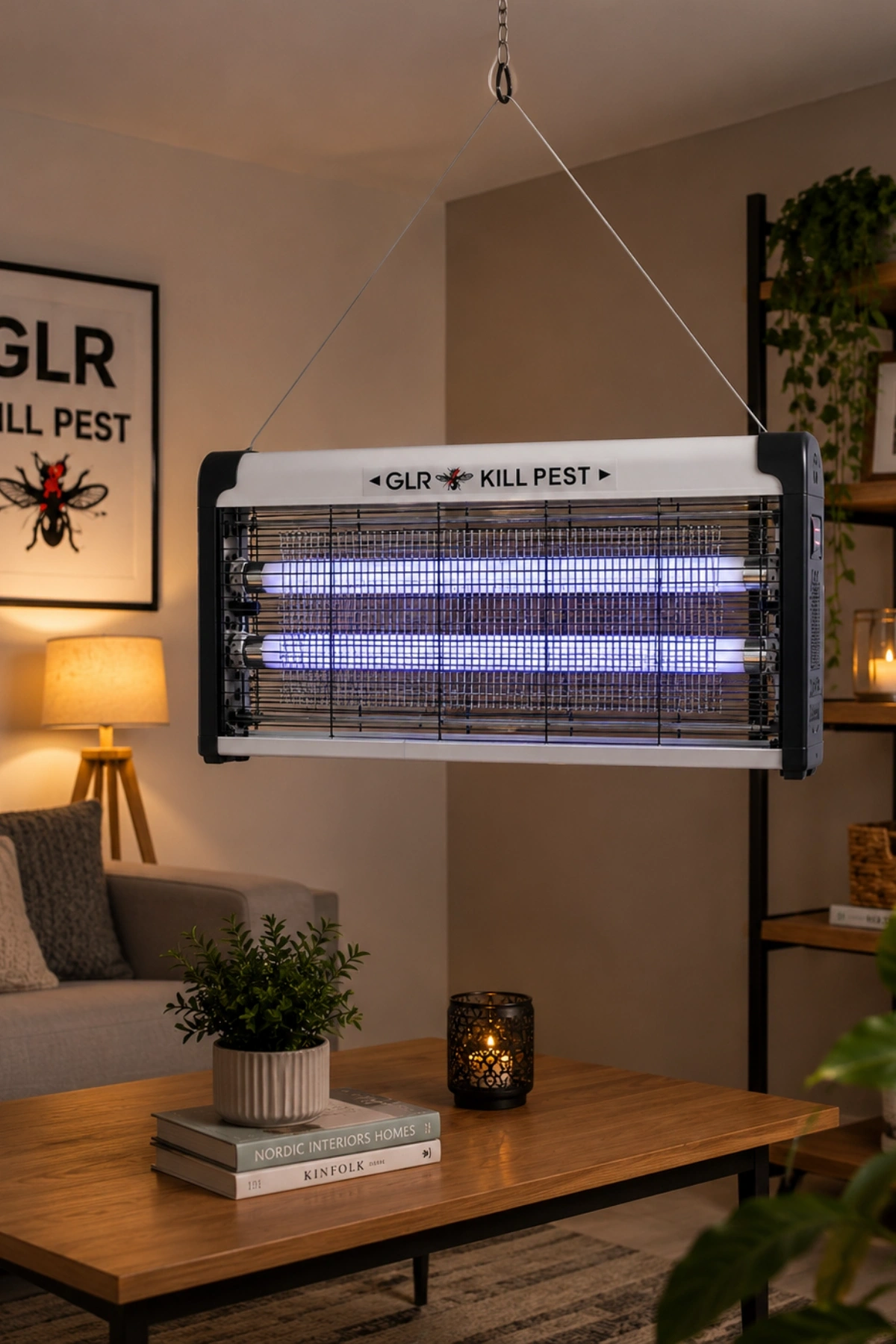 Glr KF-6030 Sinek Öldürücü Lamba Uv Işıklı 30W  Elektrikli Sivrisinek Tuzağı Işıklı Cihaz