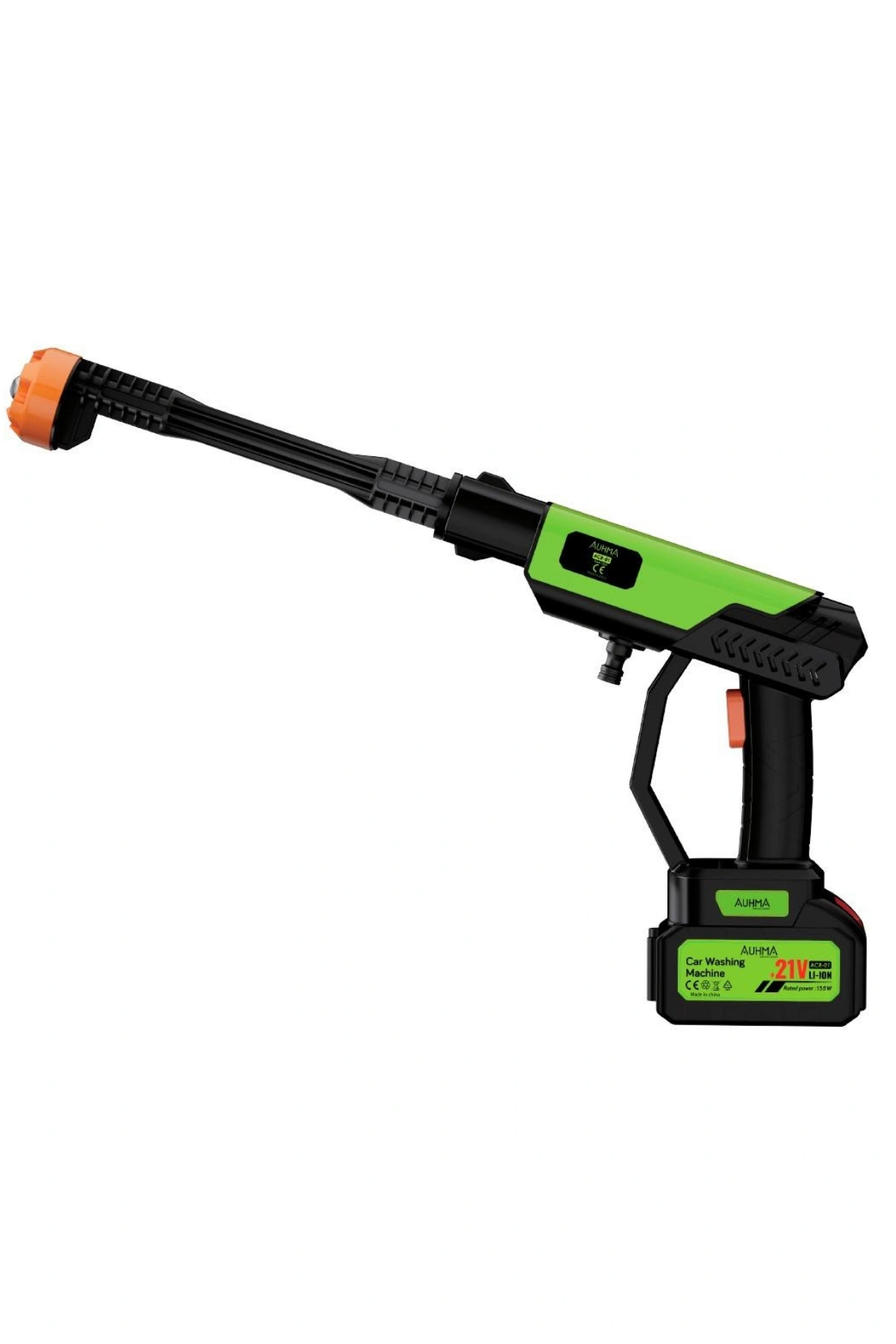 Auhma Acr-01 21V Akülü Basınçlı Araç Yıkama Makinesi | 12000mAh Çift Batarya | Taşınabilir Oto Yıkama Tabancası