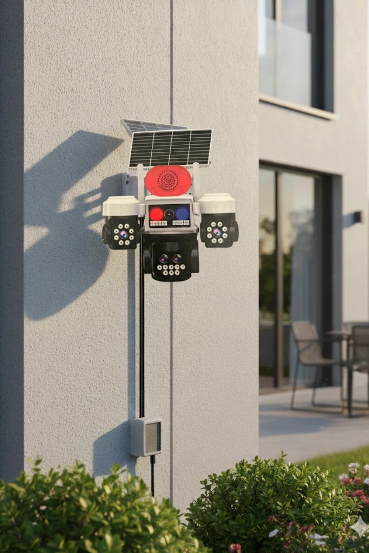 O-kam Pro Okam-5051| 4G Destekli, 3 Lensli 9MP Güneş Enerjili PTZ Dış Mekan Kamera