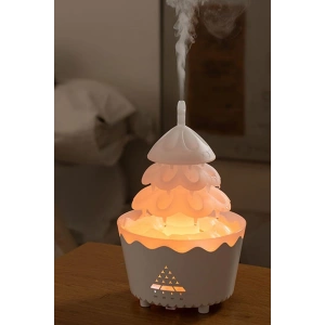 Leerfei V51 Yağmur Bulutu Görünümlü Aroma Difüzör, Nemlendirici -250ml Kapasiteli