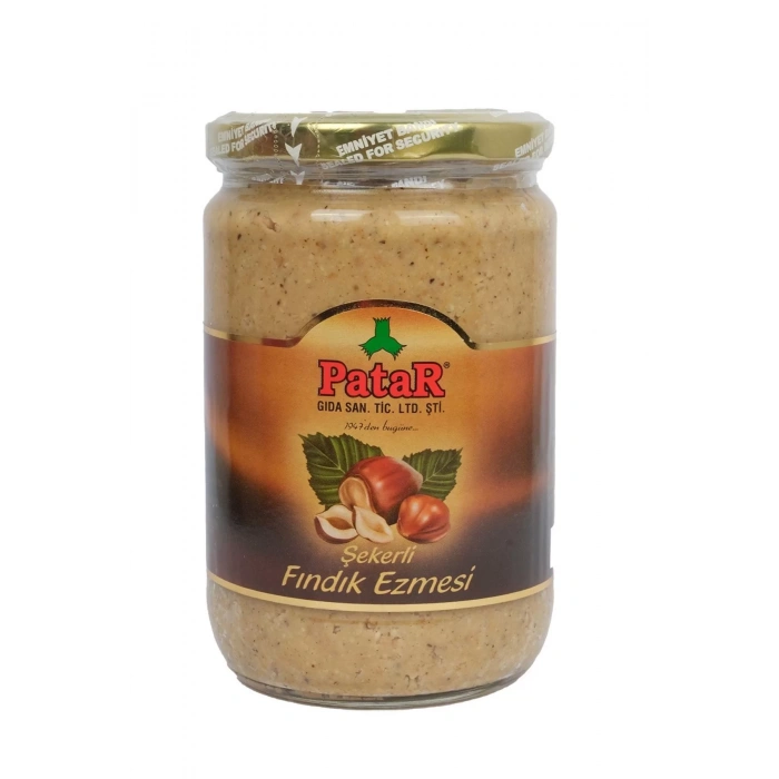 Patar Çifte Kavrulmuş Fındık Ezmesi 600 Gr x 10 Adet
