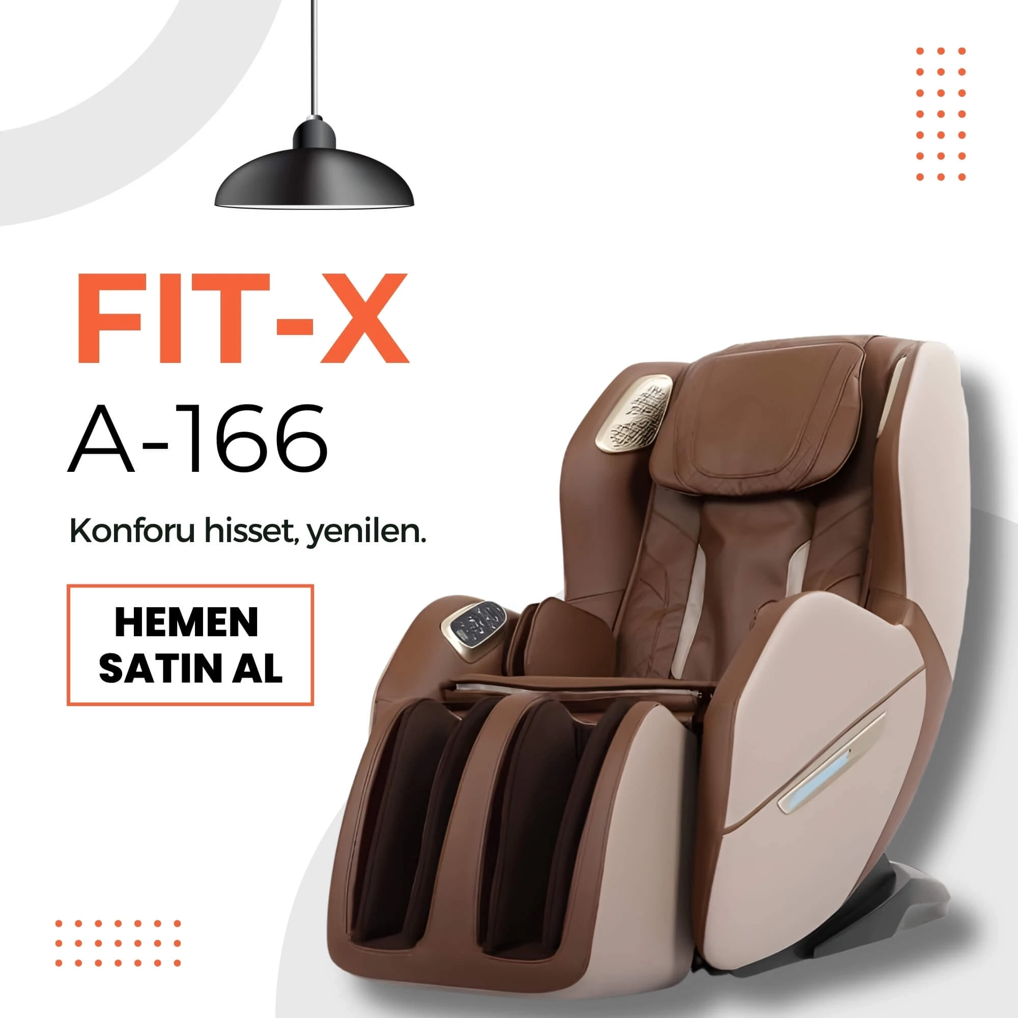 Gelonya Lux FIT-X A166 Masaj Koltuğu