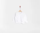 NK Kids Ekru Kız Bebek Fırfırlı Sweat