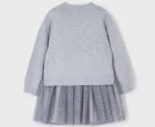 Mayoral Kız Çocuk Gri Sürpriz Elbise