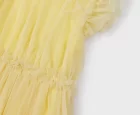 Mayoral Sarı Kız Çocuk Tül Elbise