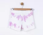 NK Kids Beyaz Pembe Kız Çocuk Batik Şort