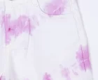 NK Kids Beyaz Pembe Kız Çocuk Batik Şort