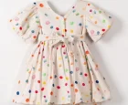 NK Kids Kız Bebek Macaron Elbise