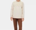 NK Kids Kız Çocuk Kelebek İşlemeli Sweat