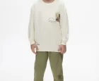 NK Kids Krem Erkek Çocuk Kaktüs Sweat