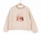 NK Kids Krem Kız Bebek Canyon Sweat