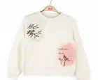 NK Kids Krem Kız Çocuk Batik Sweat