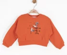 NK Kids Turuncu Kız Bebek Sıncap Sweat