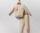 Overdo Kids Bej Kız Çocuk Eşofman Takım
