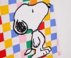 Peanuts Renkli Kız Çocuk Snoopy Elbise