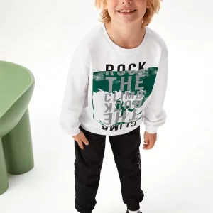 NK Kids Siyah Erkek Çocuk Eşofman Altı