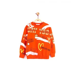 NK Kids Turuncu Kız Çocuk Sweat
