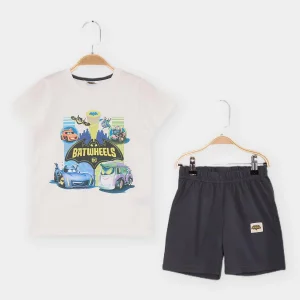 Batwheels Ekru Erkek Çocuk 2li Takım