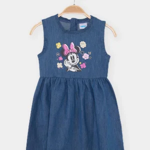 Disney Lacivert Kız Çocuk Mınnıe Elbise