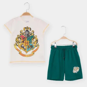 Harry Potter Ekru Erkek Çocuk 2li Takım