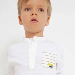 Mayoral Beyaz Erkek Çocuk Hakim Yaka Badi