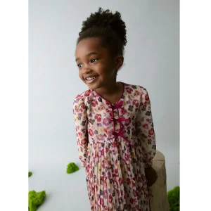 Mayoral Kız Çocuk Çiçekli Şifon Elbise