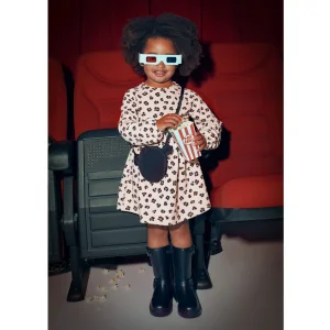 Mayoral Kız Çocuk Ekru Çantalı Penye Elbise