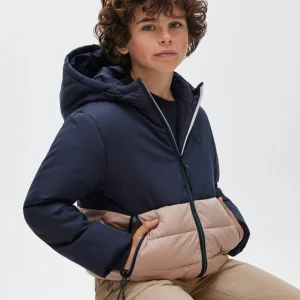 Mayoral Mavi Krem Erkek Çocuk Mont