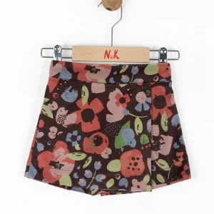 NK Kids Corak Kız Bekek Colorful Şort Etek