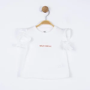 NK Kids Ekru Kız Bebek Nature T-Shırt