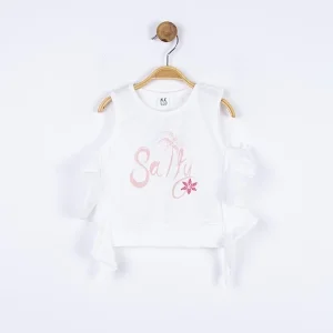 NK Kids Ekru Pudra Kız Bebek Salty Bluz
