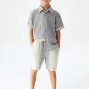 NK Kids İndigo Erkek Çocuk Bambu Şort