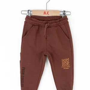 NK Kids Kahve Erkek Bebek Kartal Eşofman Alt