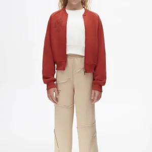 NK Kids Kiremit Kız Çocuk Ocotıllo Fermuarlı Hırka