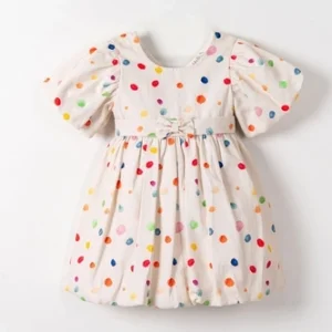 NK Kids Kız Bebek Macaron Elbise