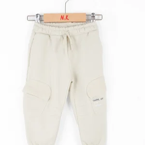 NK Kids Krem Erkek Bebek Power Eşofman Altı