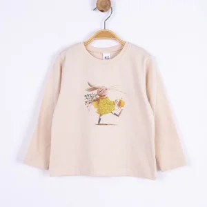 NK Kids Krem Kız Bebek T-Shırt