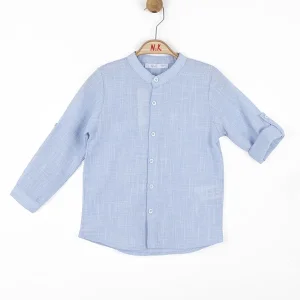 NK Kids Mavi Erkek Çocuk Focus Gömlek