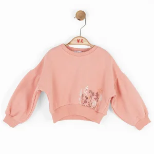 NK Kids Pudra Kız Bebek Deco Sweat