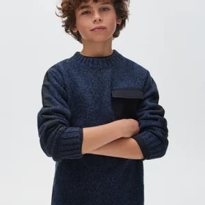 Nukutavake Lacivert Erkek Çocuk Kazak