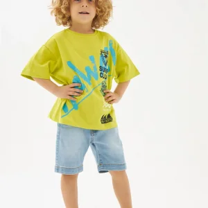 Silversun Açık Mavi Erkek Çocuk Kot Şort