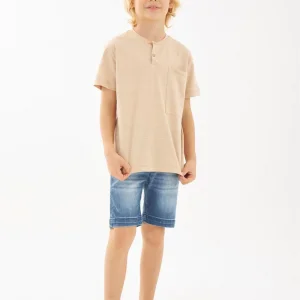 Silversun Açık Mavi Erkek Çocuk Kot Şort