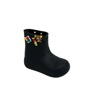 Toccy Siyah Unisex Çocuk Yağmur Çizmesi