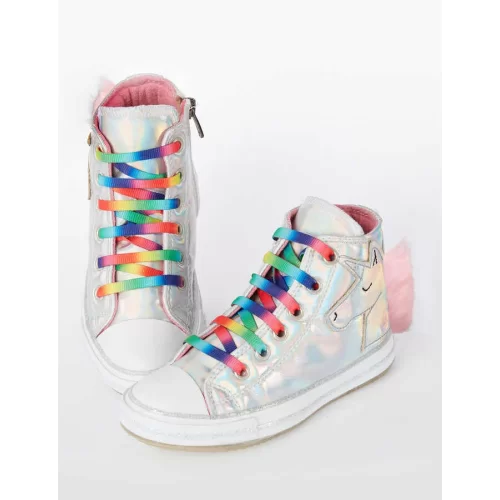 Deno Kids Unicorn Hologramlı Kız Sneakers